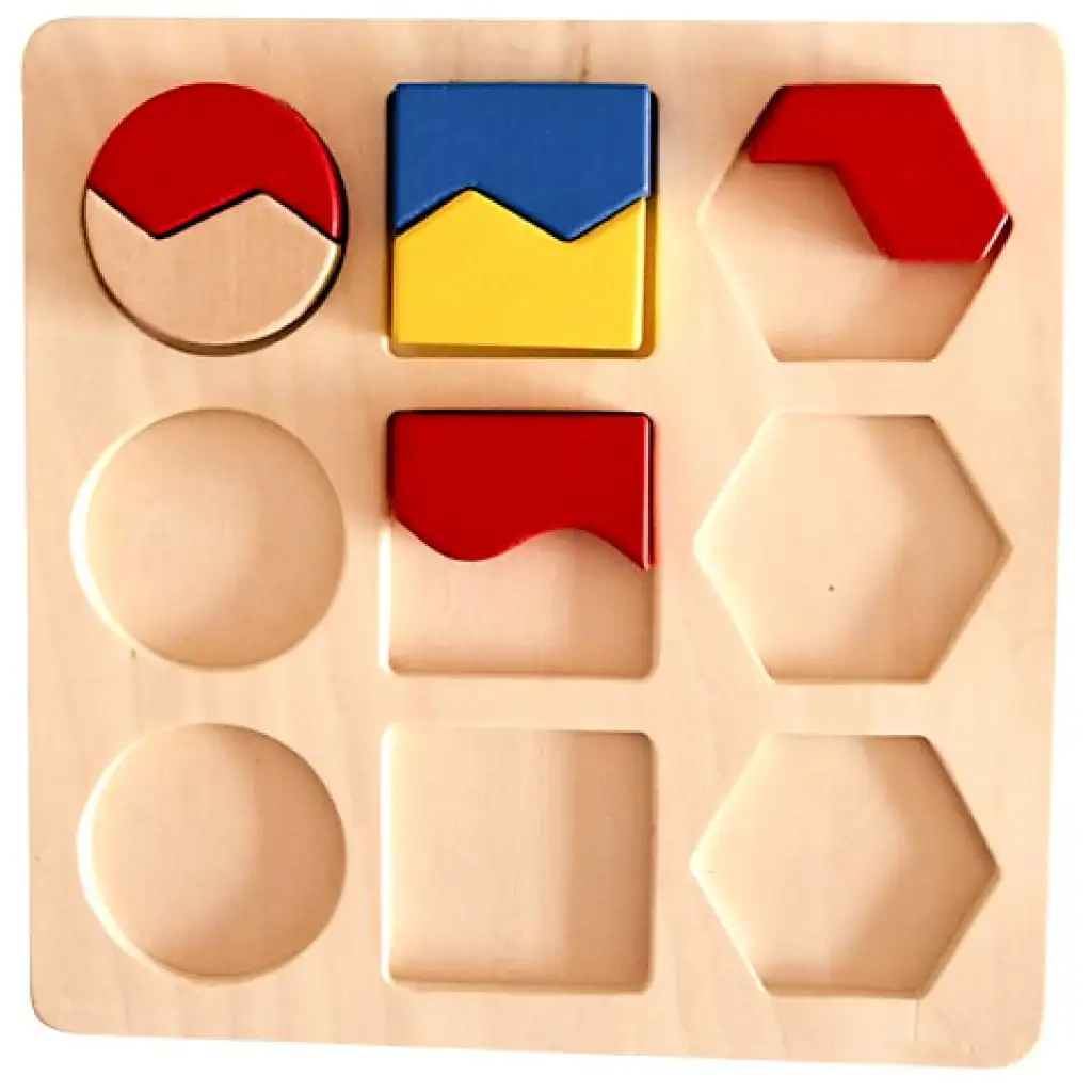 Formenpuzzle aus Holz mit 18 Teilen Bild 2