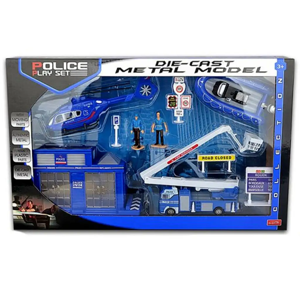 Französisches Polizeispielset mit Zubehör Bild 1