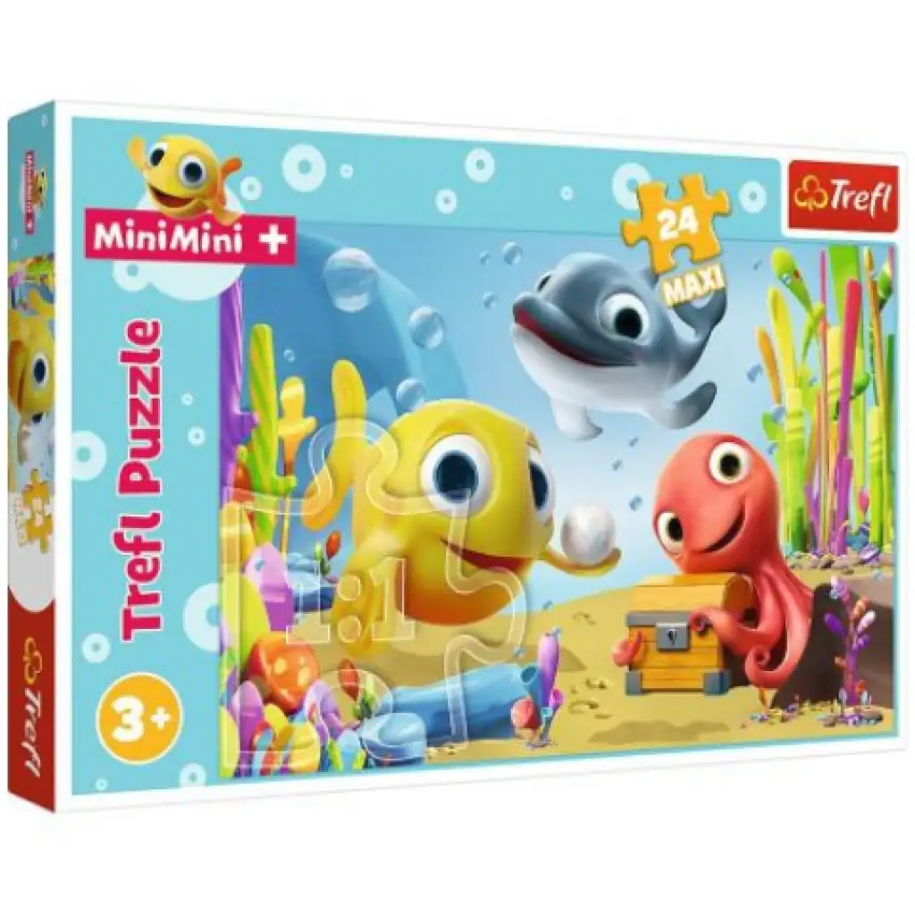 Fröhliche Fischlein 24-tlg. Maxi-Puzzle - Trefl Bild 1