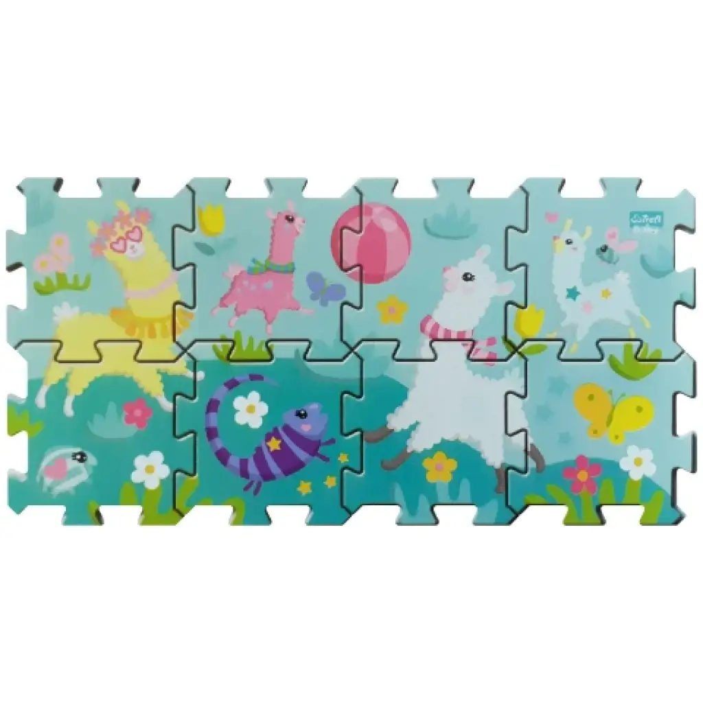 Fröhliche Lamas Schwammpuzzle - Trefl Bild 3