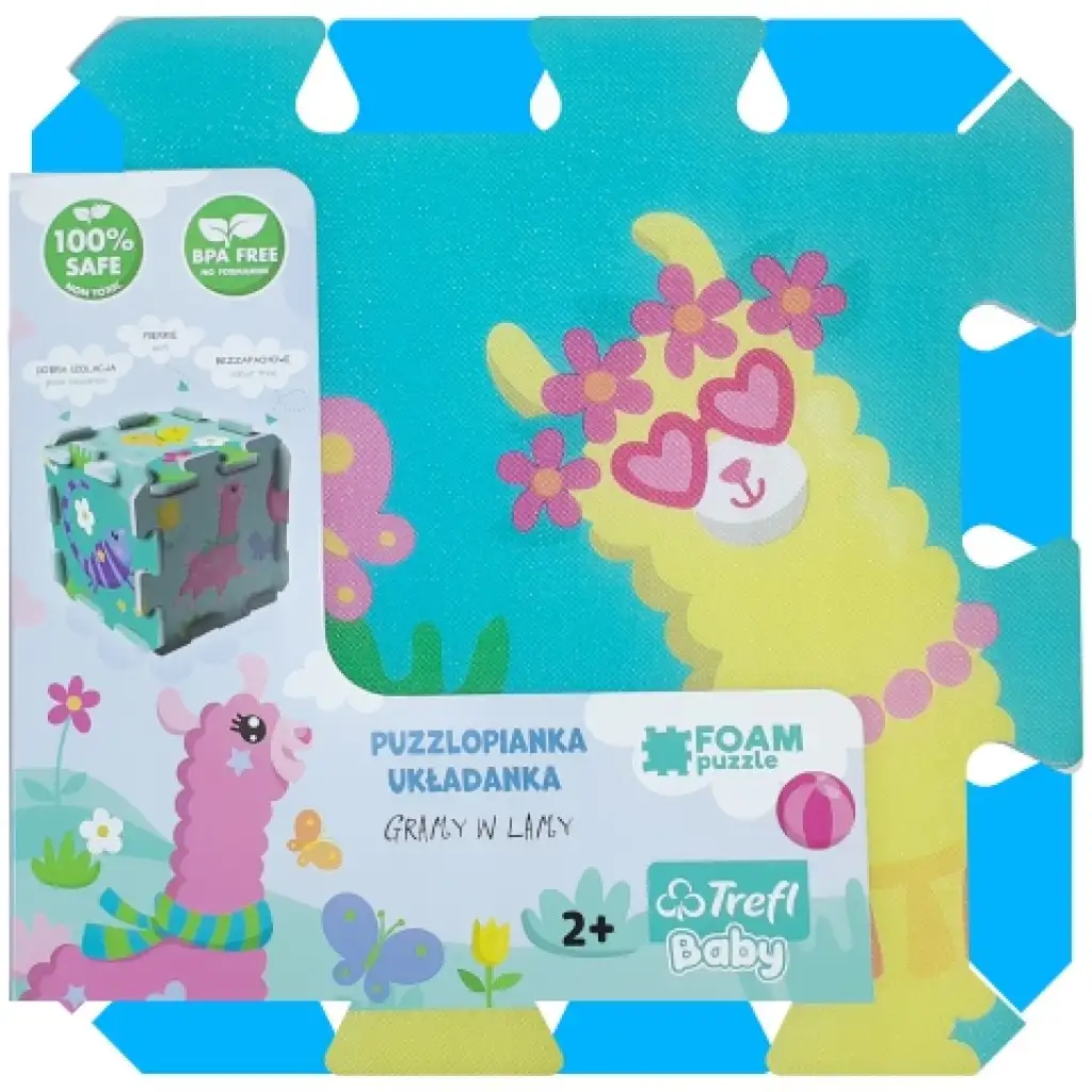 Fröhliche Lamas Schwammpuzzle - Trefl Bild 1
