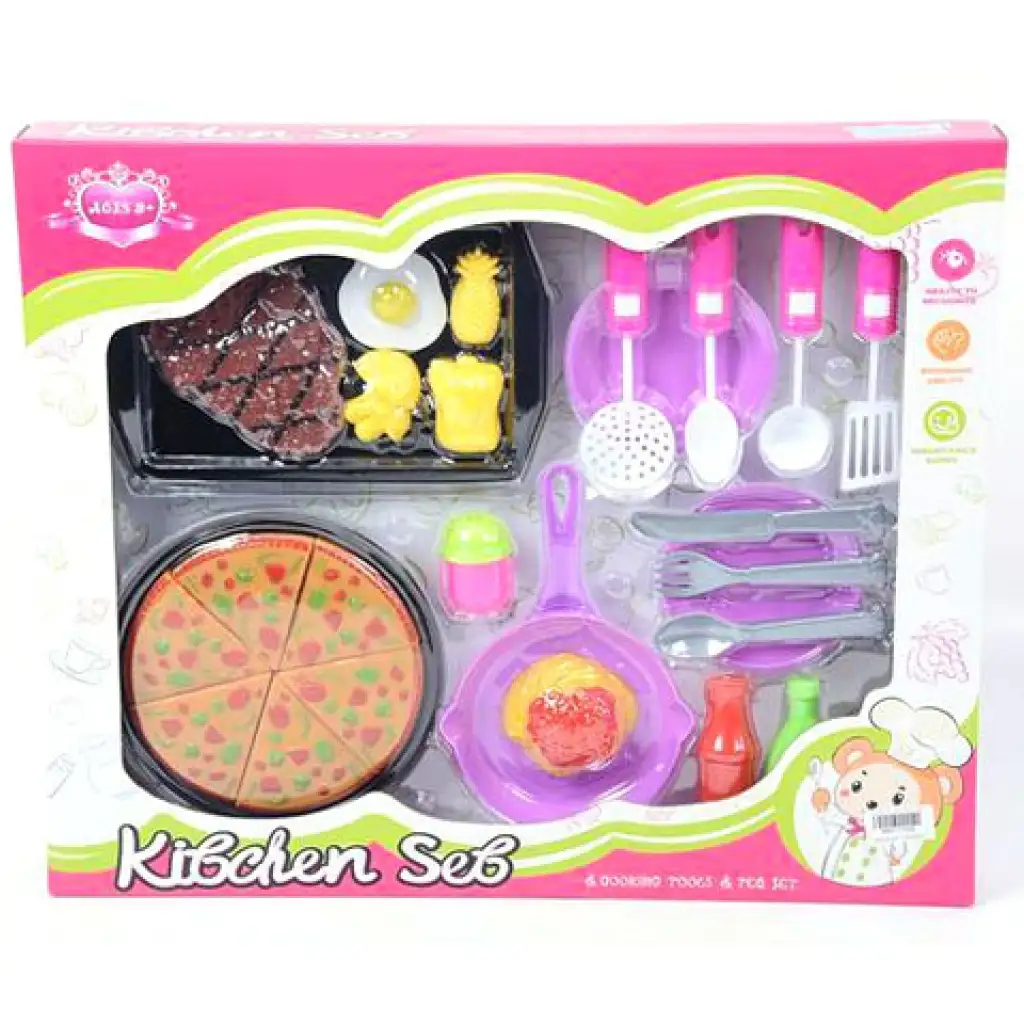 Frühstücksspielset mit Grillfleisch und Zubehör Bild 1