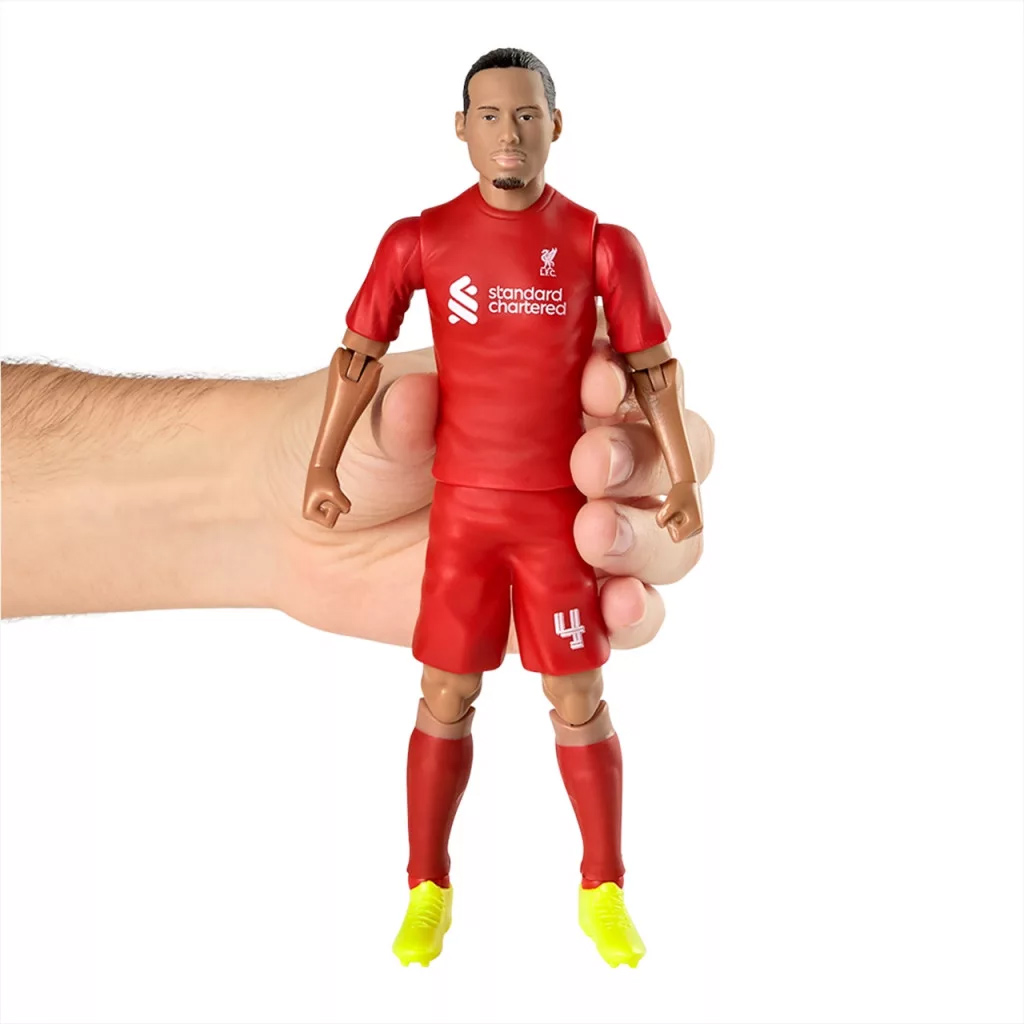 Fußballspieler Actionfigur, 20 cm - Liverpool, Van Dijk im Trikot Nummer 4 Bild 5