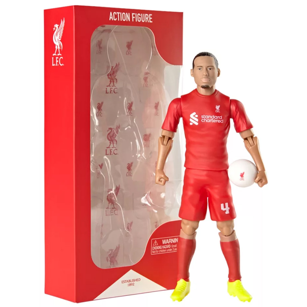 Fußballspieler Actionfigur, 20 cm - Liverpool, Van Dijk im Trikot Nummer 4 Bild 1