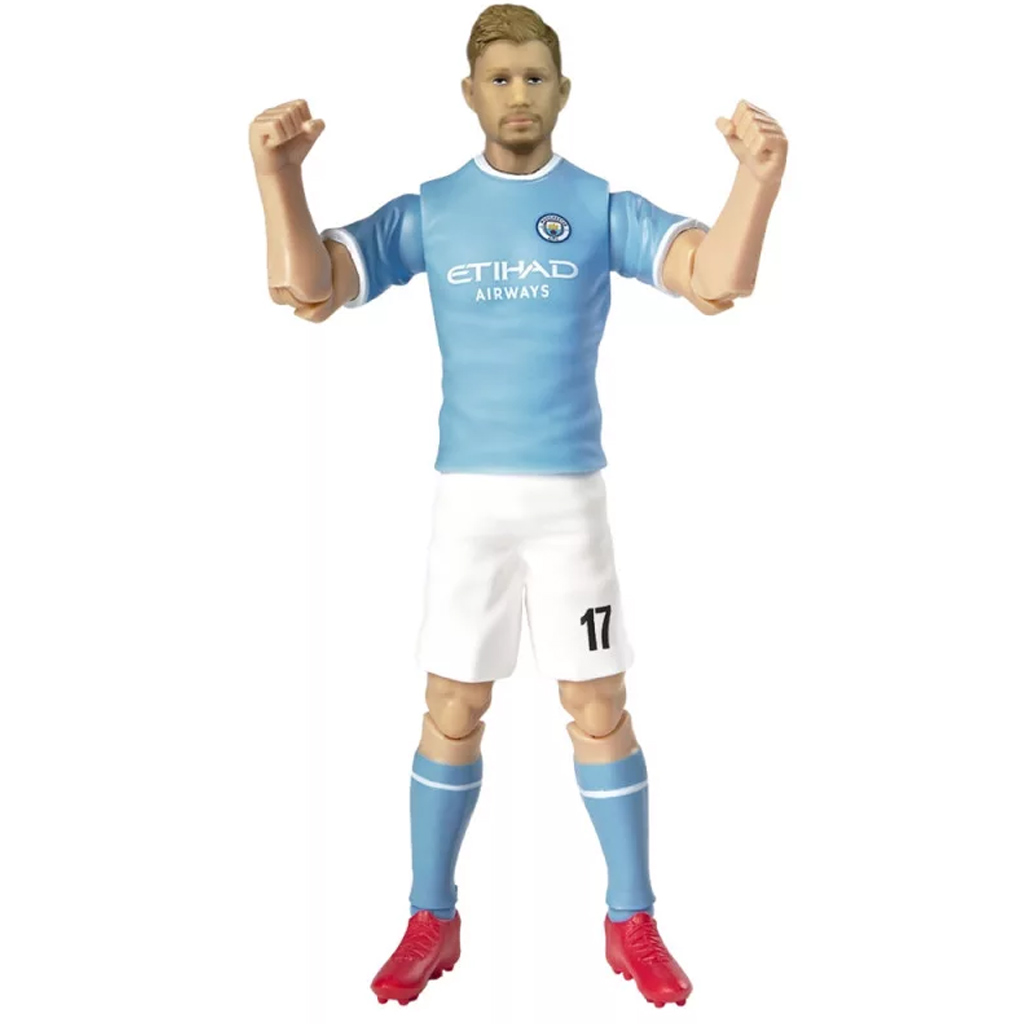 Fußballspieler Actionfigur, 20 cm - Manchester City, De Bruyne im Trikot Nr. 17 Bild 5