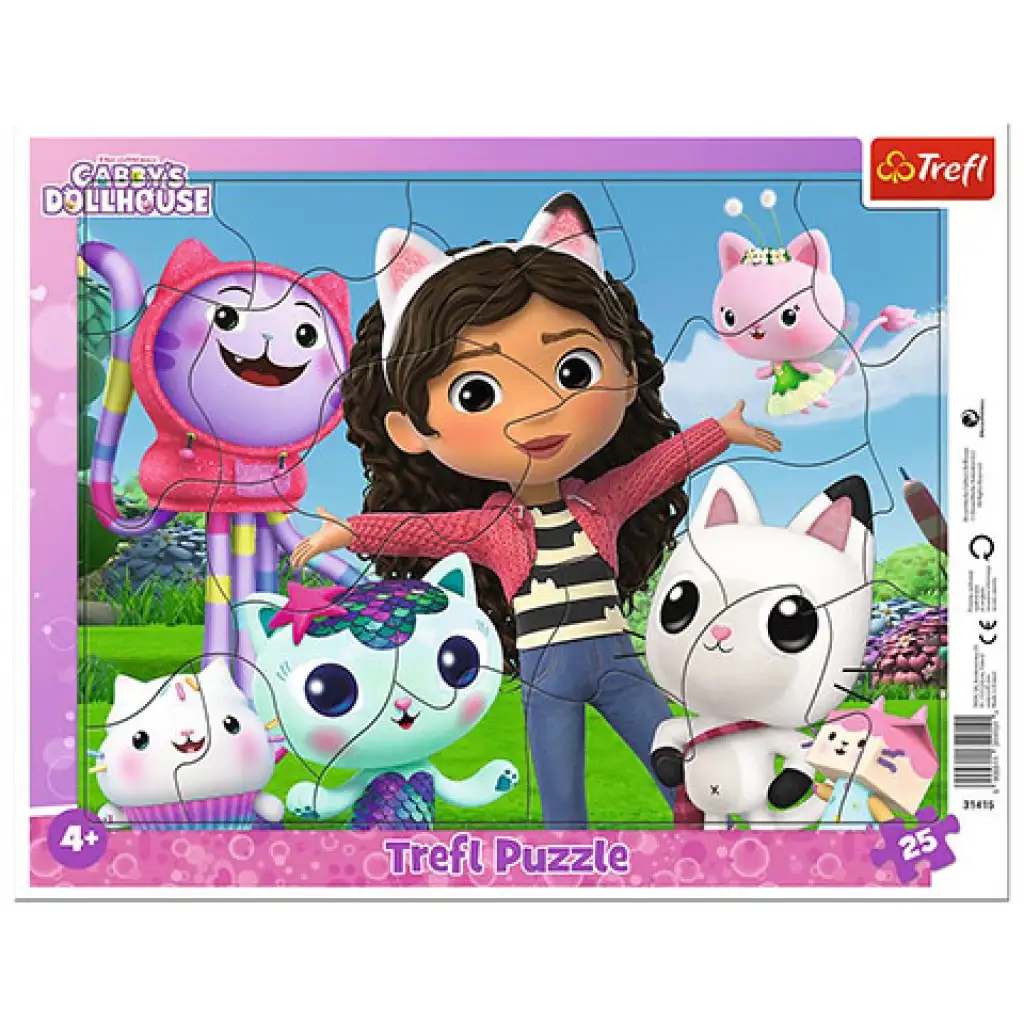 Gabis Puppenhaus 25-teiliges Rahmenpuzzle - Trefl Bild 1