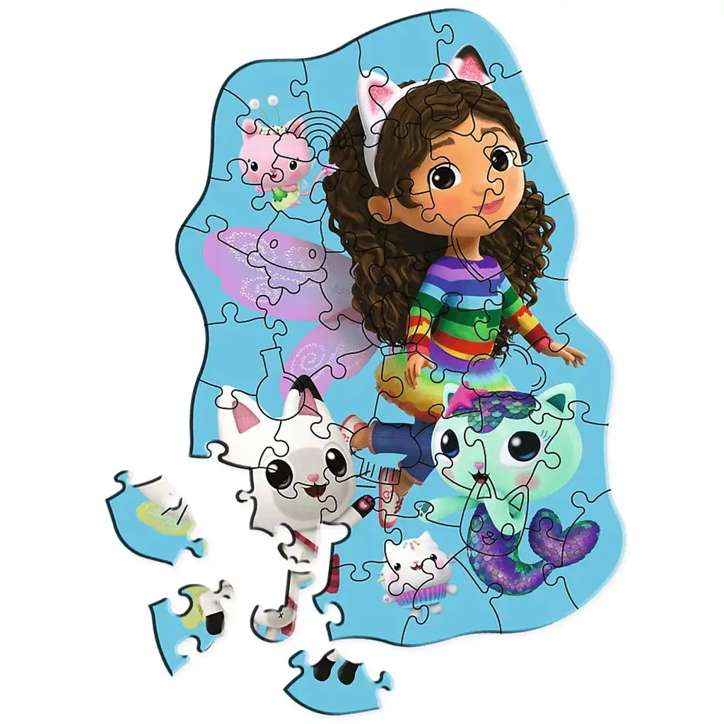 Gabis Puppenhaus Konturen 50-teiliges Holzpuzzle - Trefl Bild 2