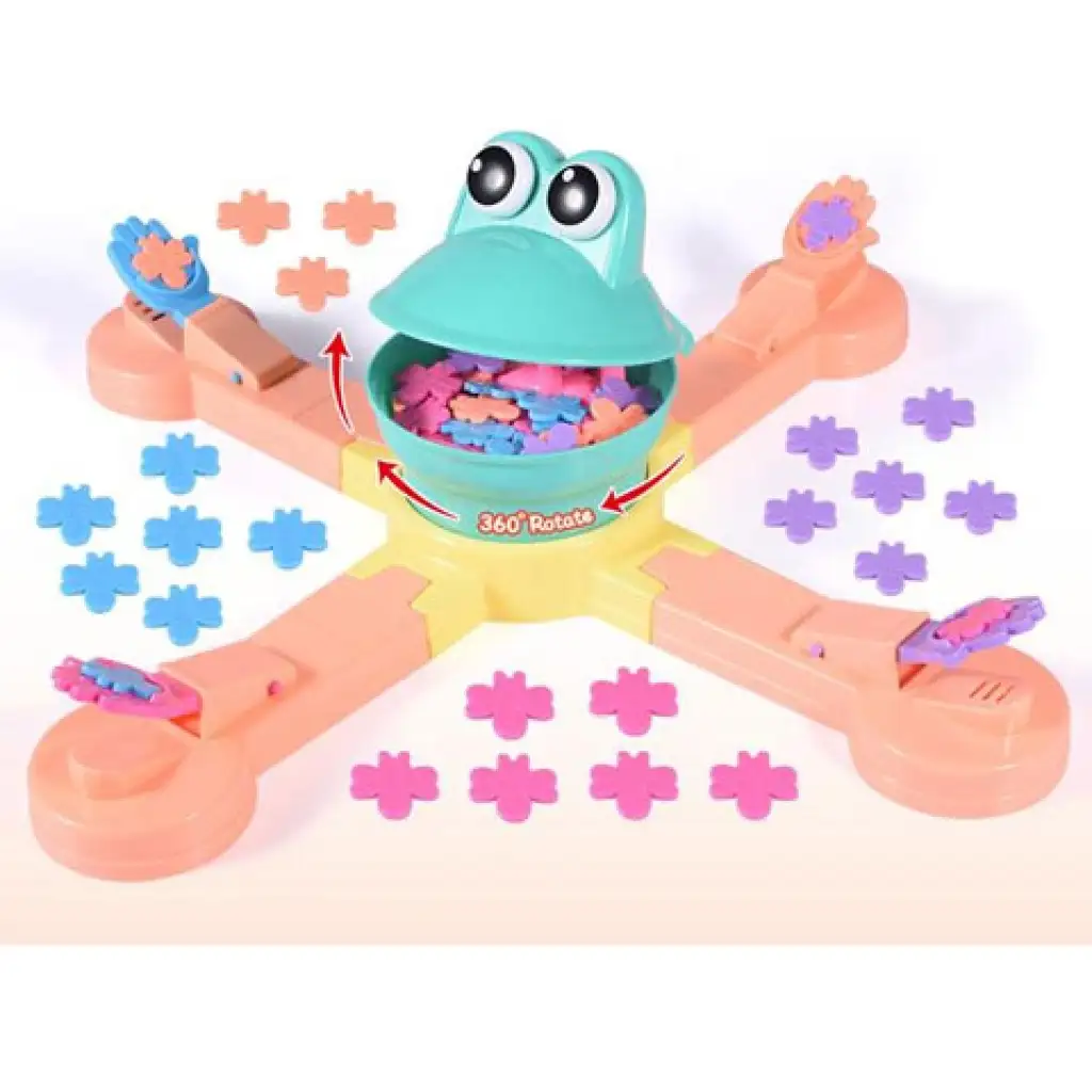 Gefräßiger Frosch Geschicklichkeitsspiel Bild 1