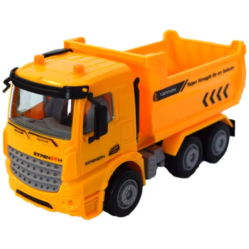 Gelber Kipp-LKW 17 cm Bild 2