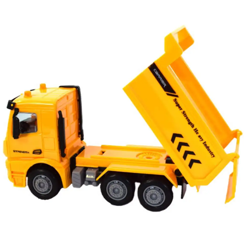 Gelber Kipp-LKW 17 cm Bild 3