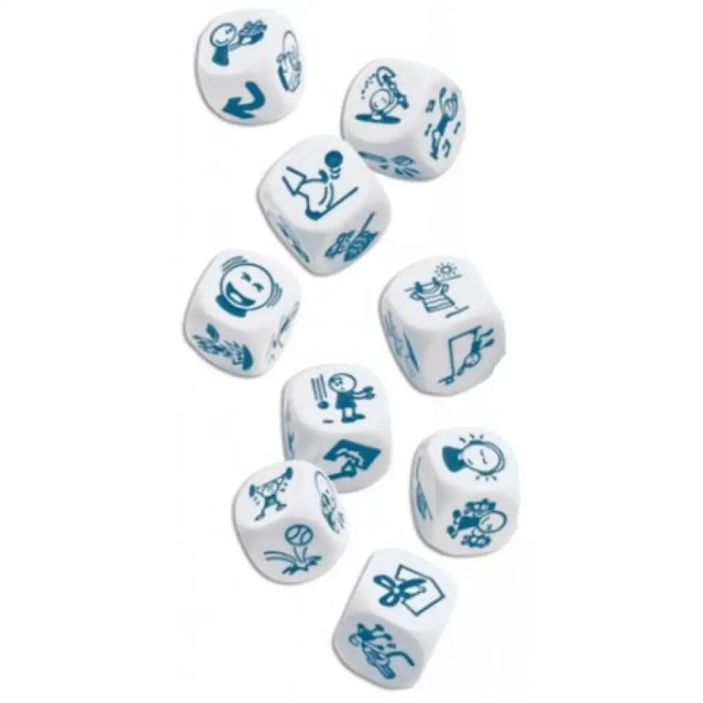 Geschichtenwürfel mit Aktionen Würfelspiel Bild 2