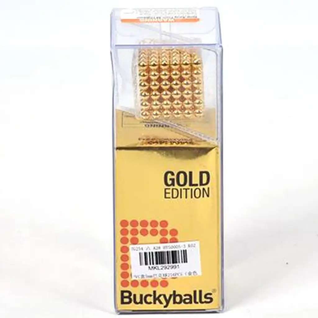 Goldfarbene magnetische Kugeln 5mm 216 Stück Bild 1