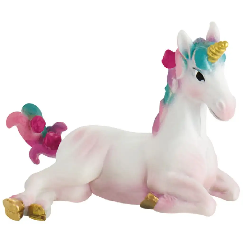 Goldhorn-Einhornfohlen Spielfigur - Bullyland Bild 1