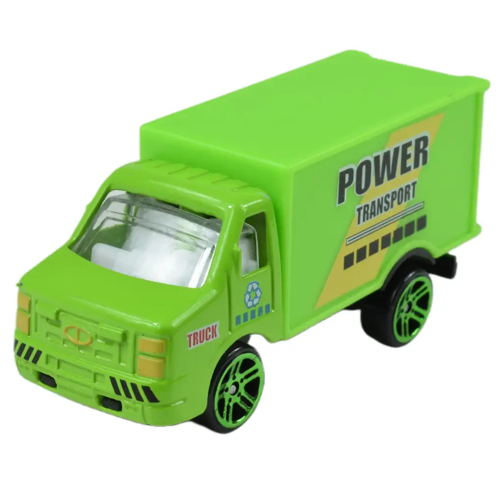 Greening Car: Müllabfuhr-LKWs 6er-Set Bild 6