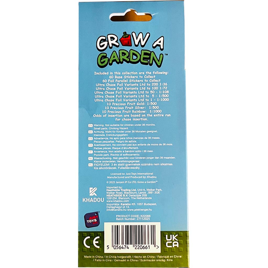 Grow A Garden Stickerkarte in der Box mit Bonuskarte Bild 2