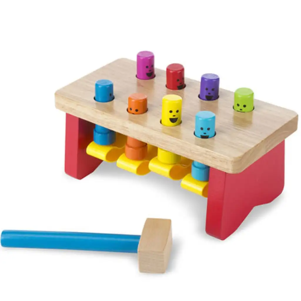 Hämmernder Tisch Holz Geschicklichkeitsfördernd - Melissa & Doug Bild 2