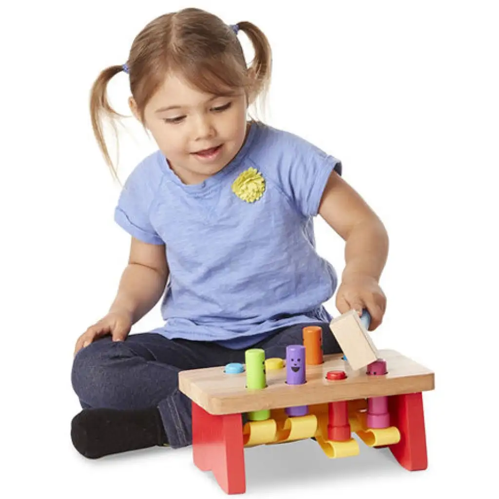Hämmernder Tisch Holz Geschicklichkeitsfördernd - Melissa & Doug Bild 3