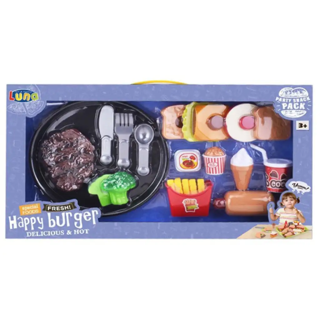 Happy Burger 26-teiliges Essensset Bild 1