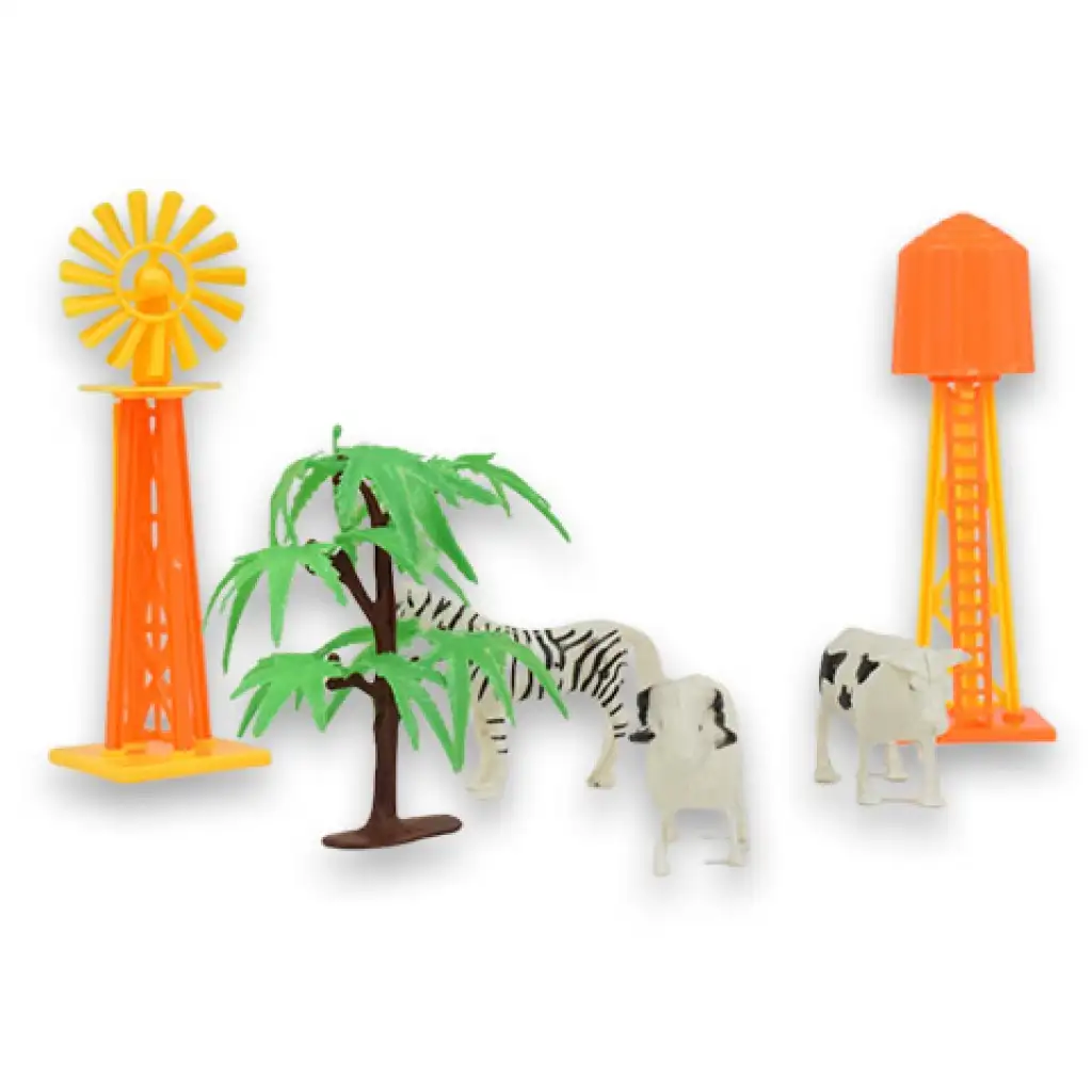 Happy Farm: Bauernhof-Set mit Traktor, Tieren und Zubehör Bild 4