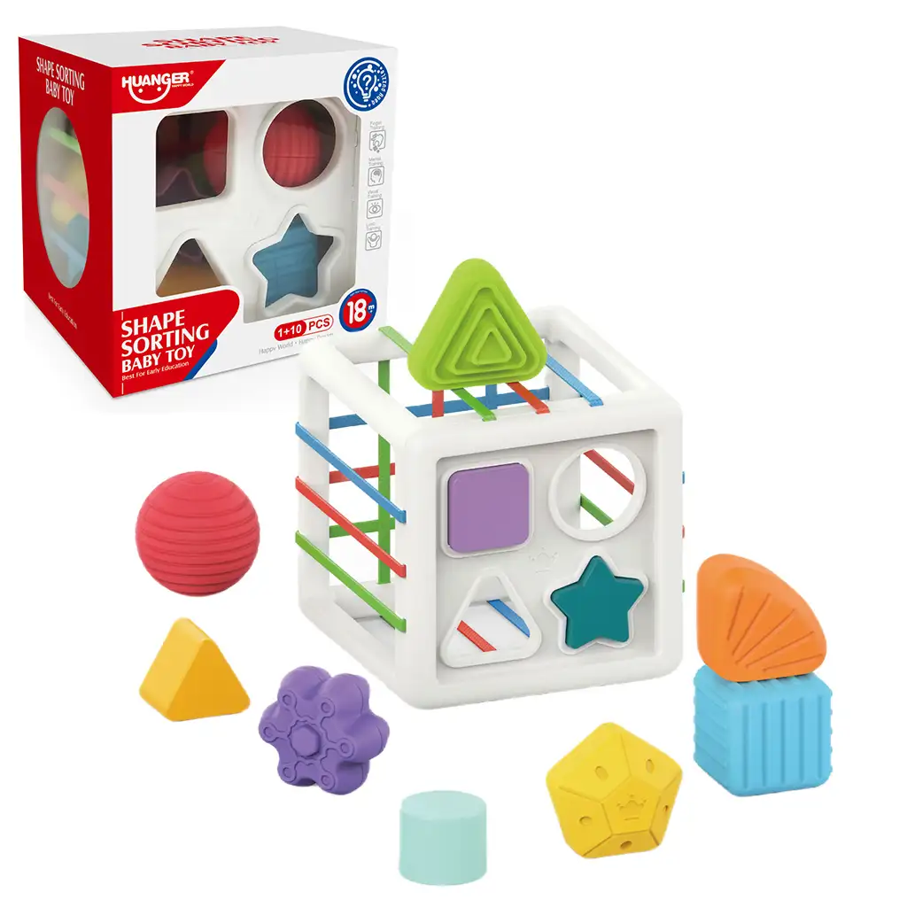 Happy World: Fröhliches Formensortierset, 10-teiliges Set Bild 1