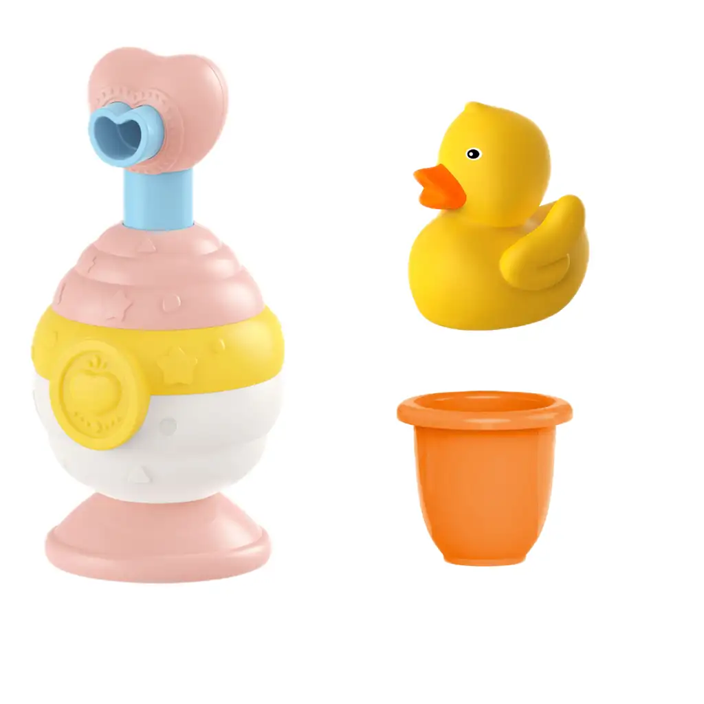 Happy World: Kleines Enten-Badespielzeug-Set in zwei Varianten Bild 2