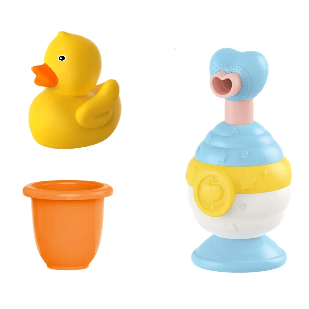 Happy World: Kleines Enten-Badespielzeug-Set in zwei Varianten Bild 3