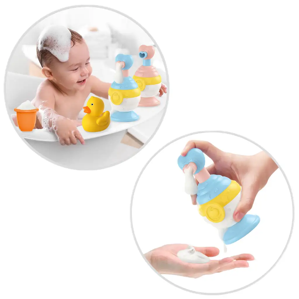 Happy World: Kleines Enten-Badespielzeug-Set in zwei Varianten Bild 4