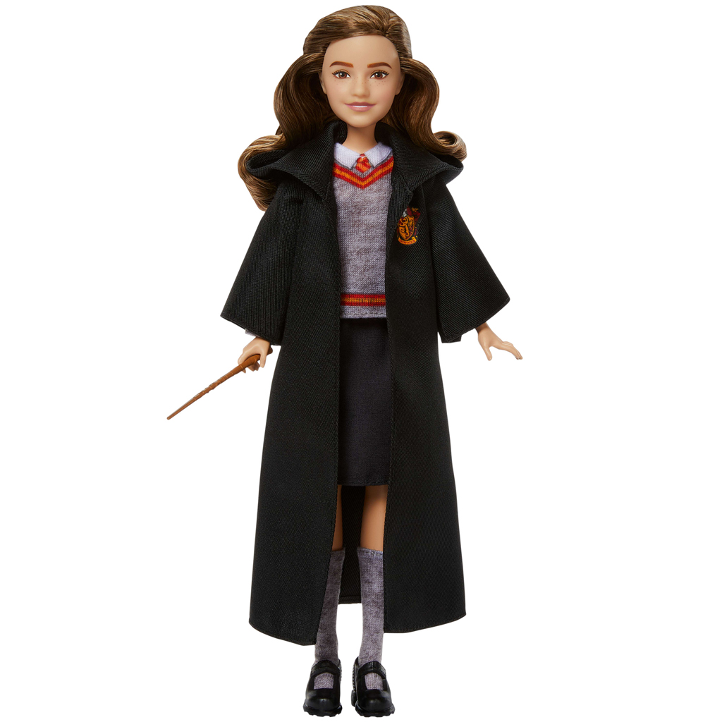 Harry Potter: Hermione Granger Puppe im Umhang mit Zauberstab - Mattel Bild 2
