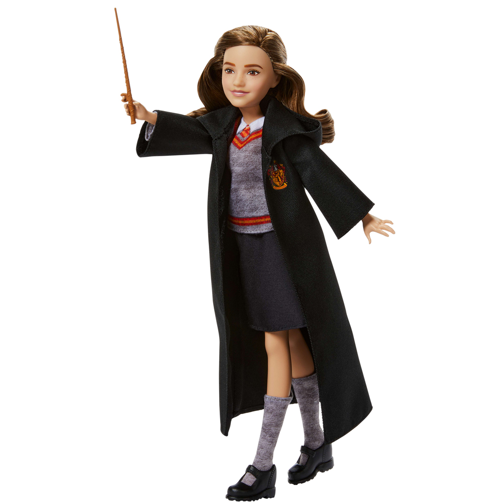 Harry Potter: Hermione Granger Puppe im Umhang mit Zauberstab - Mattel Bild 3