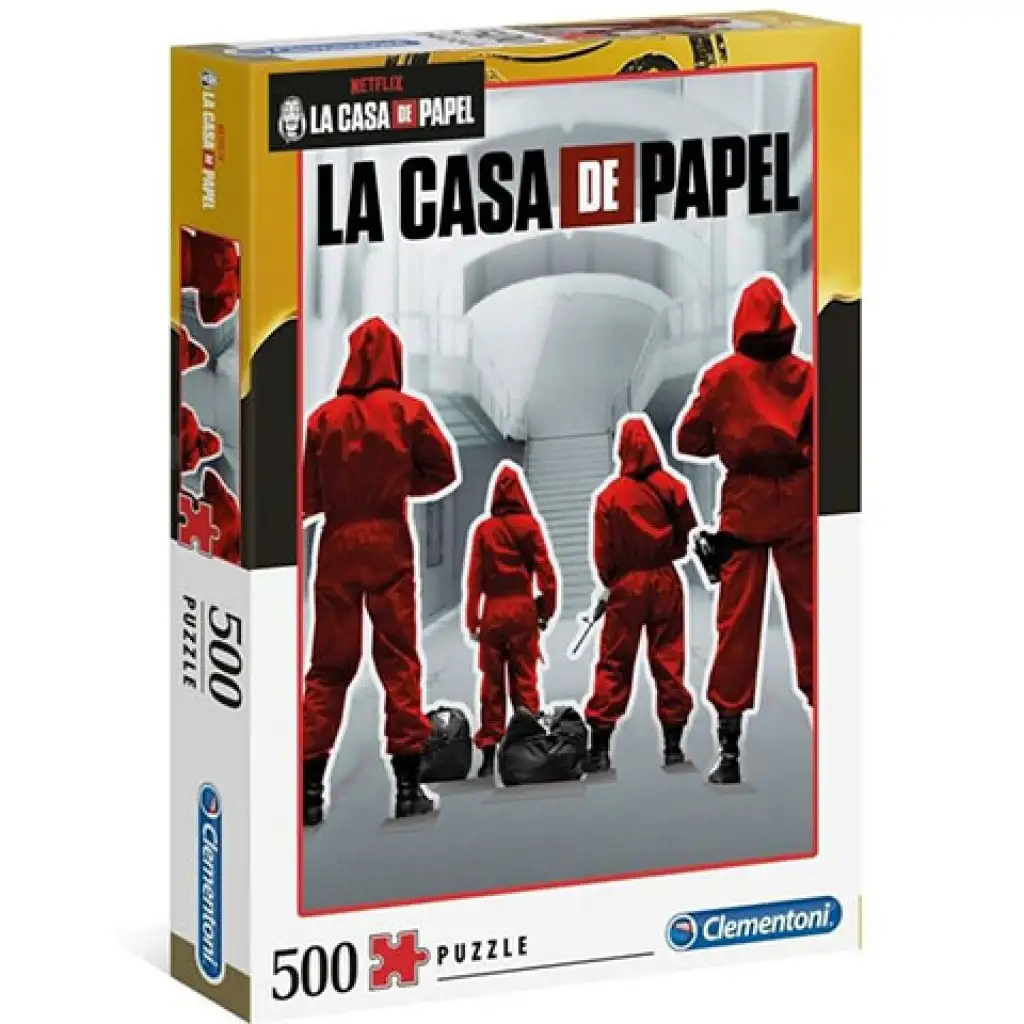 Haus des Geldes: Roter Overall 500-teiliges Puzzle - Clementoni Bild 1