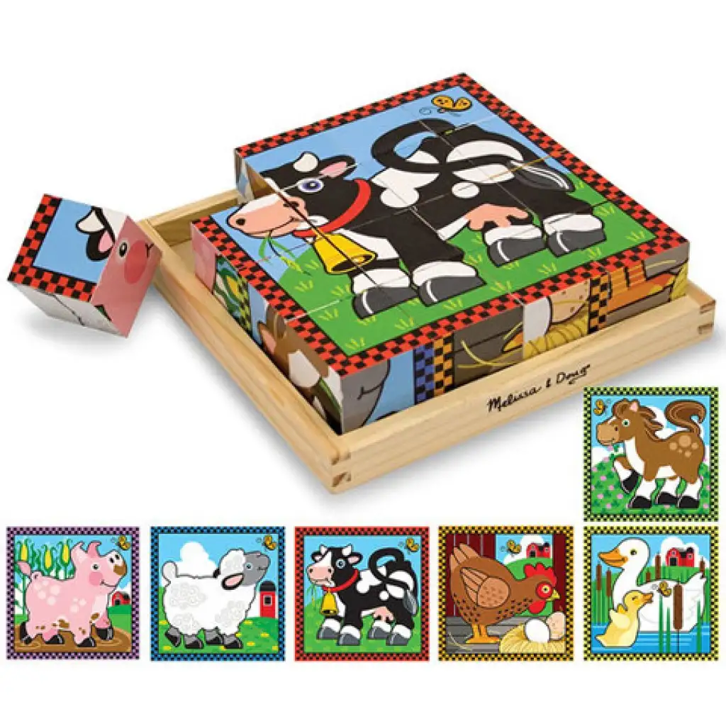 Haustiere Holzpuzzle - Melissa & Doug Bild 2