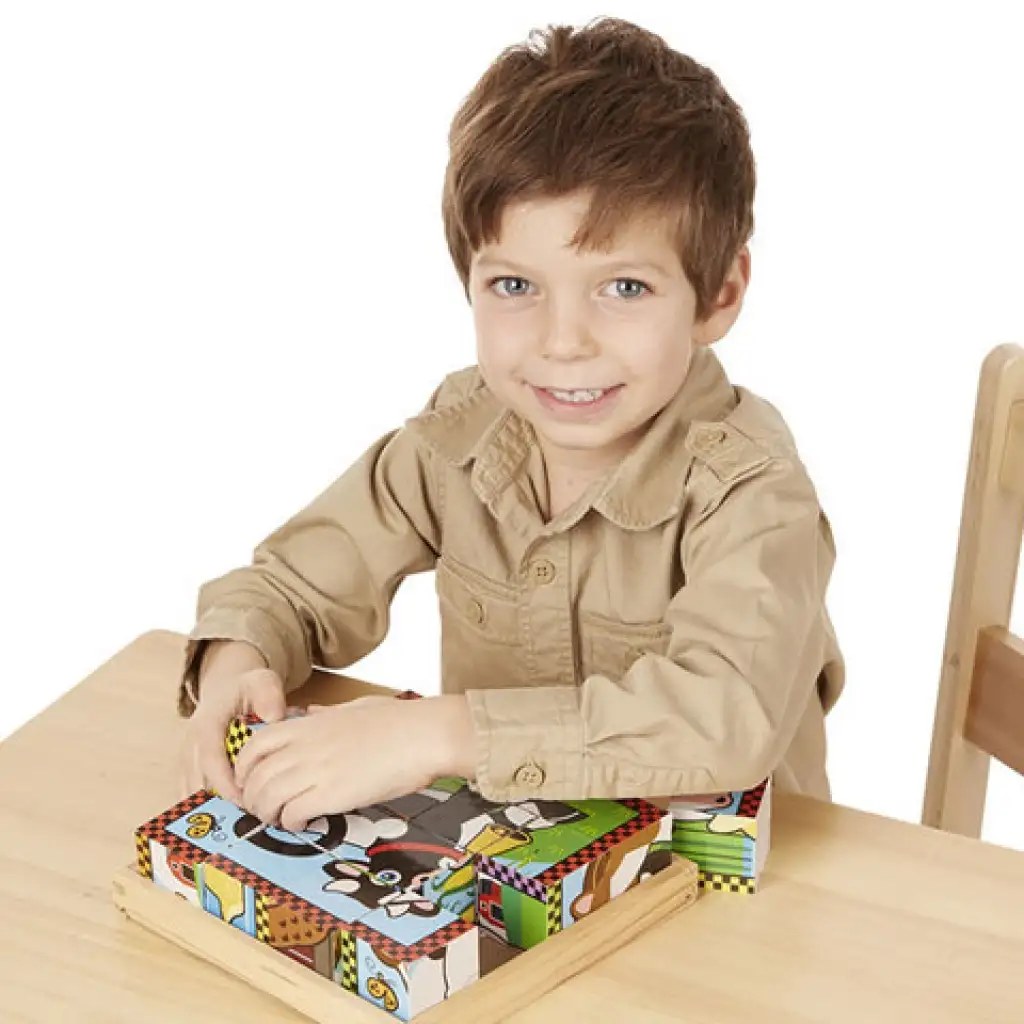 Haustiere Holzpuzzle - Melissa & Doug Bild 3