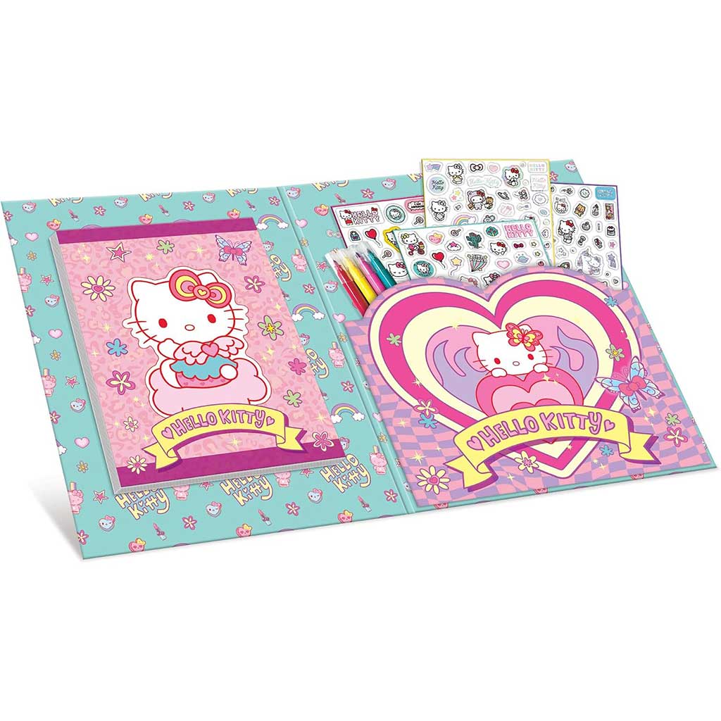 Hello Kitty Malbuch mit Aufklebern - Lisciani Bild 2
