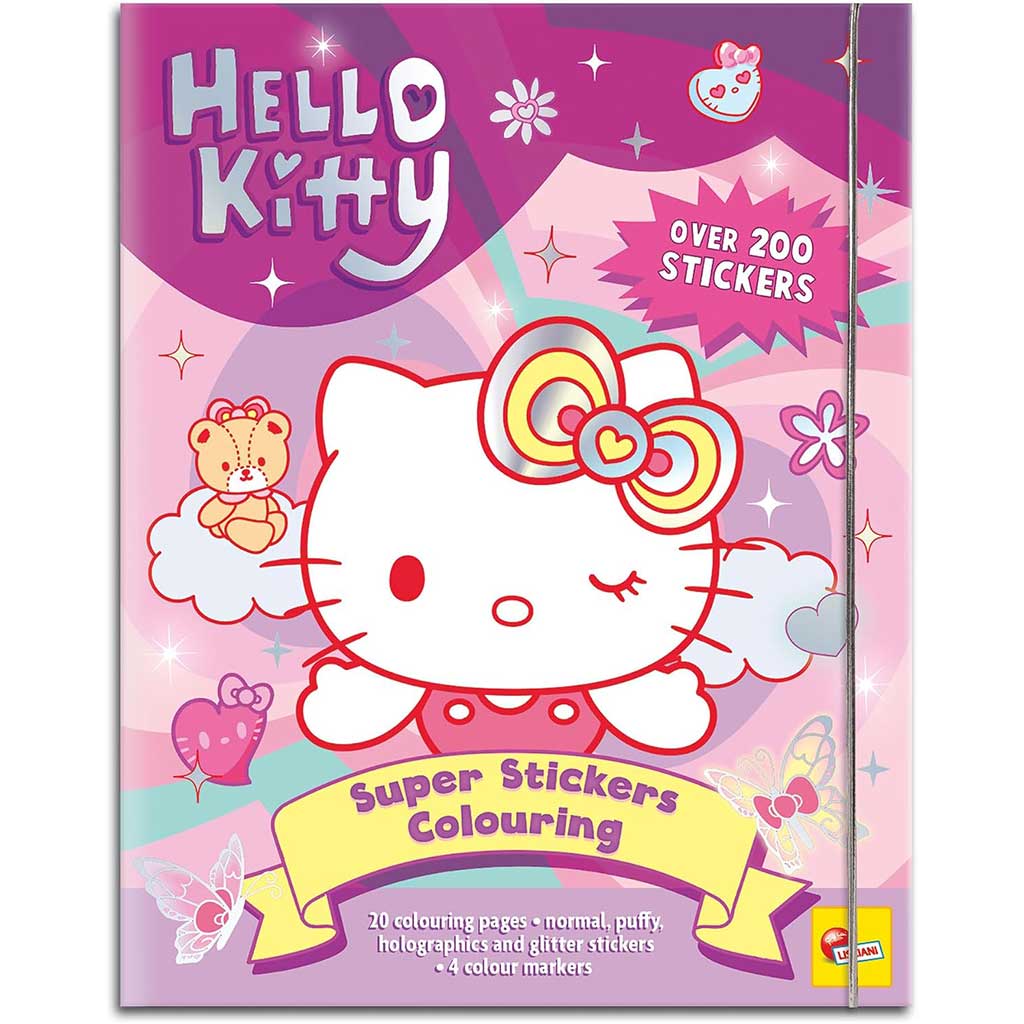Hello Kitty Malbuch mit Aufklebern - Lisciani Bild 1