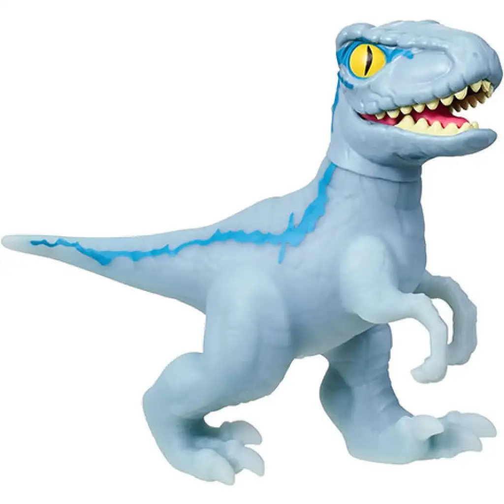 Heroes of Goo Jit Zu Jurassic World Blaue Velociraptor Spielfigur Bild 2