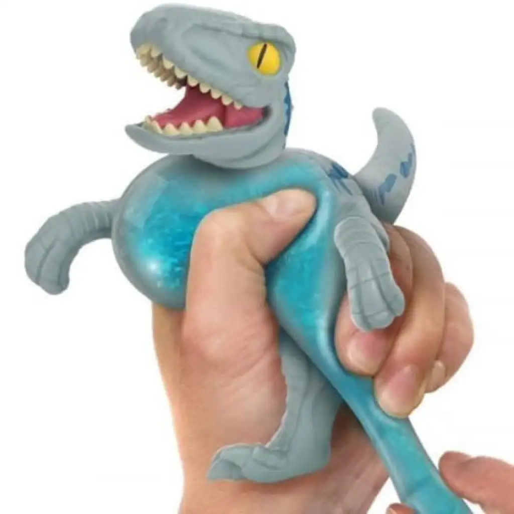 Heroes of Goo Jit Zu Jurassic World Blaue Velociraptor Spielfigur Bild 3