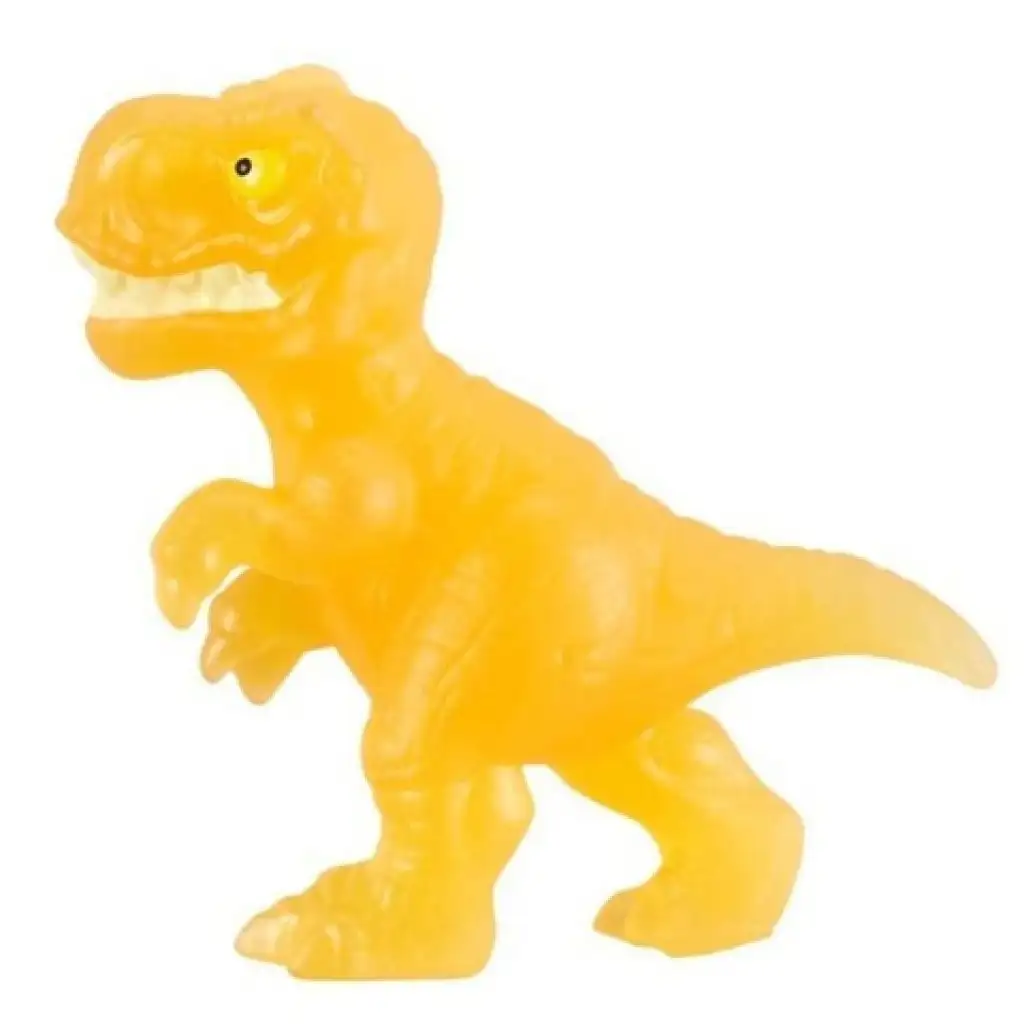 Heroes of Goo Jit Zu Minis: Jurassic World bernsteinfarbener T-Rex Mini-Dinosaurierfigur Bild 1