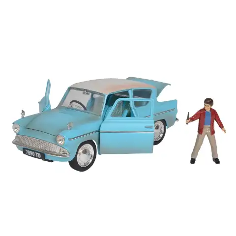 Hollywood Rides - Harry Potter: 1959 Ford Anglia Metallauto-Modell 1/24 - Simba Toys Bild 2