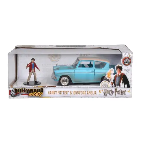 Hollywood Rides - Harry Potter: 1959 Ford Anglia Metallauto-Modell 1/24 - Simba Toys Bild 3