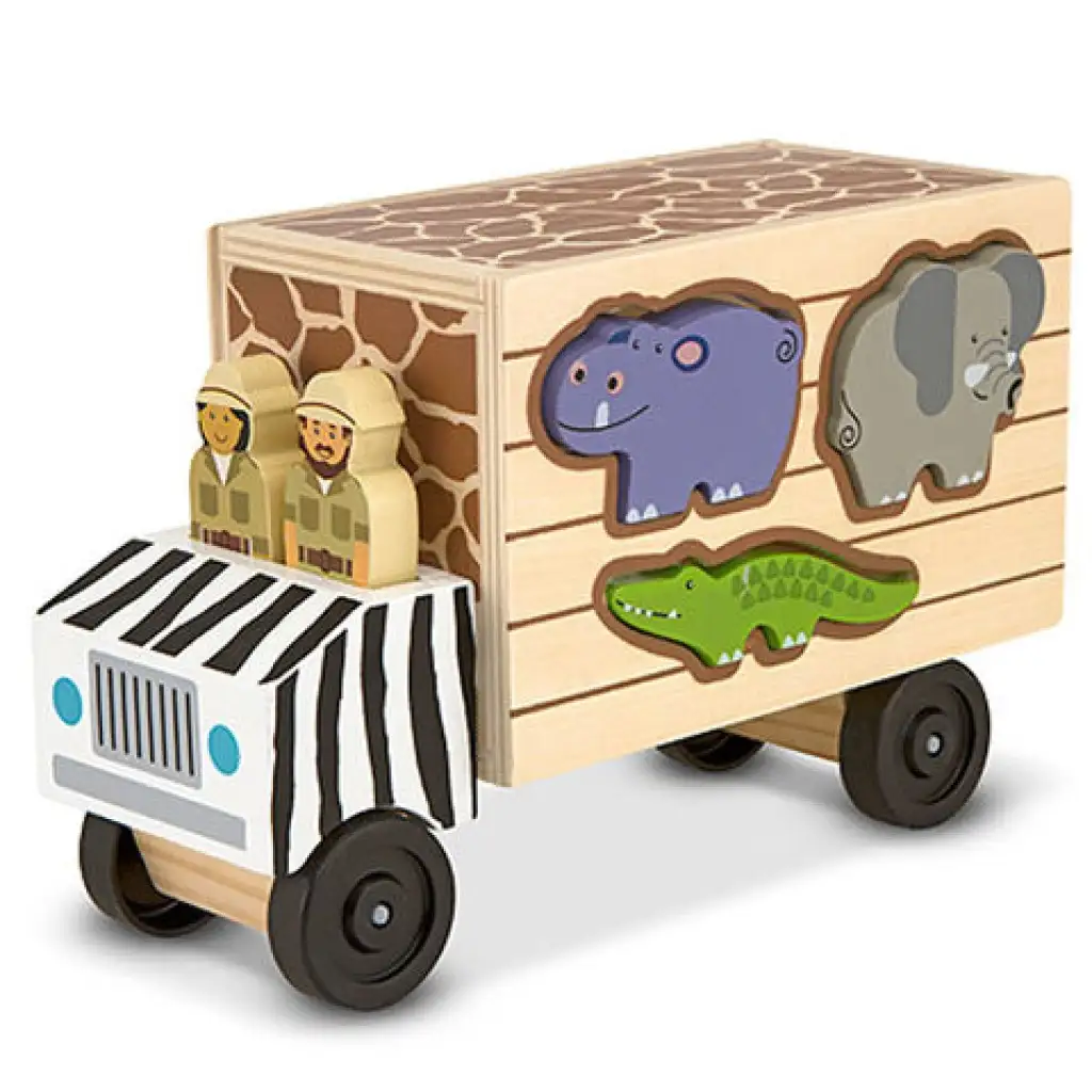 Holz Tier Formen Steckspiel - Melissa & Doug Bild 2