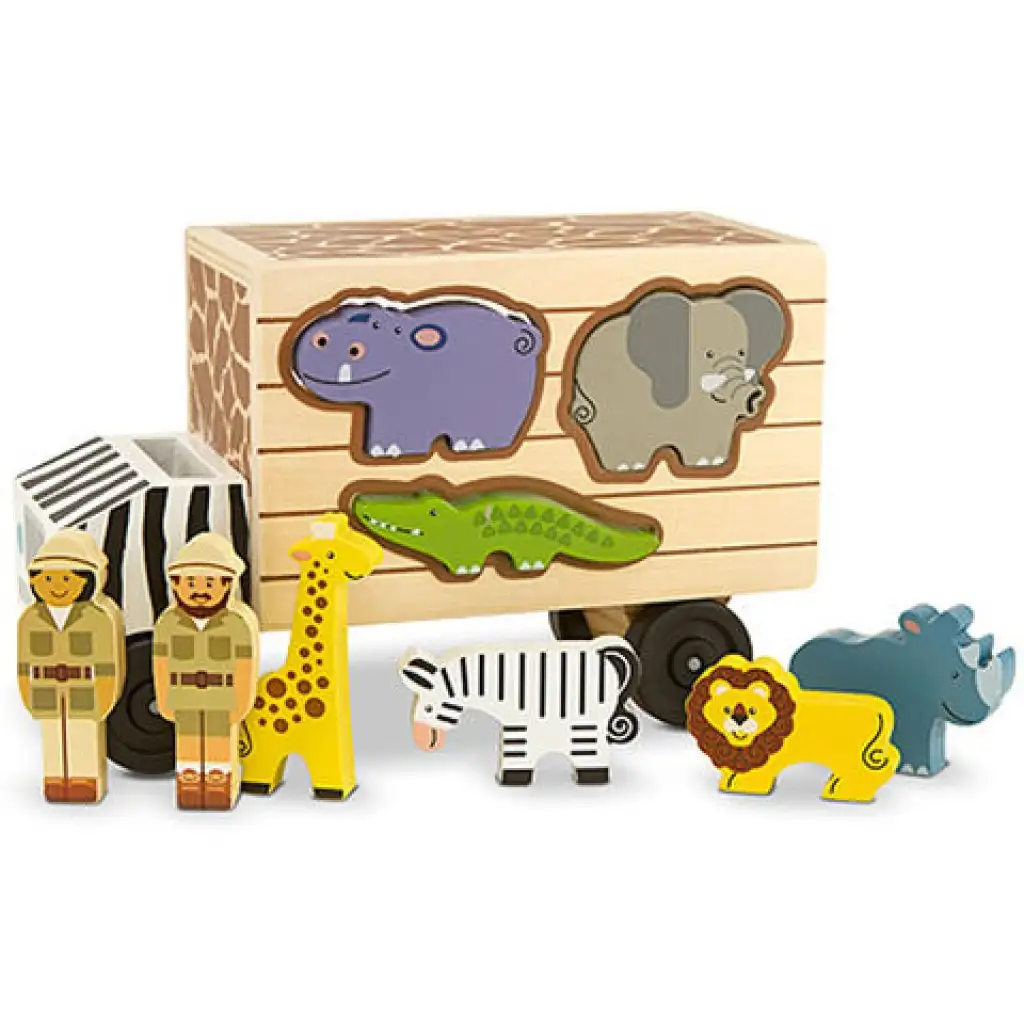 Holz Tier Formen Steckspiel - Melissa & Doug Bild 3