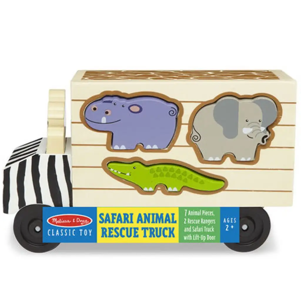 Holz Tier Formen Steckspiel - Melissa & Doug Bild 1