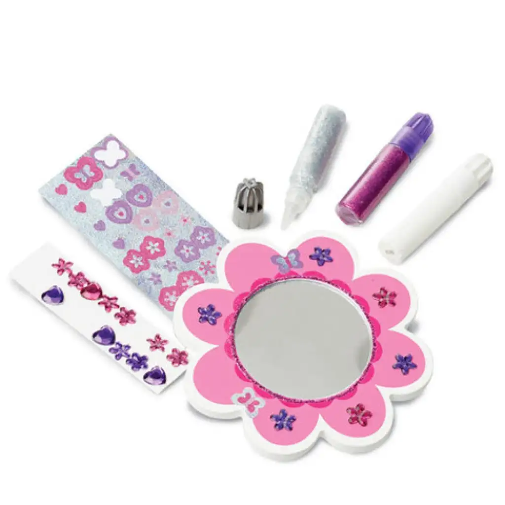 Holz Blumen Spiegel Dekorationsset - Melissa & Doug Bild 2
