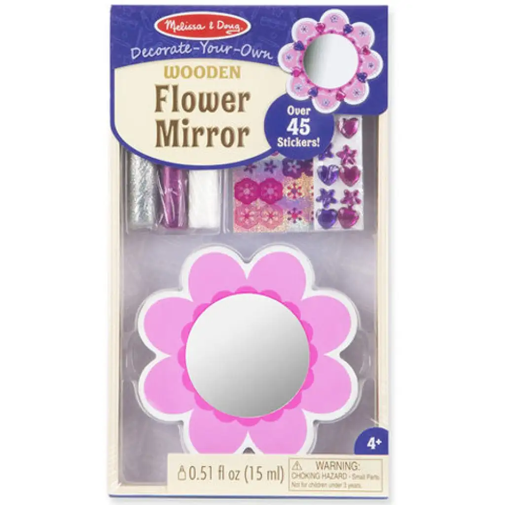 Holz Blumen Spiegel Dekorationsset - Melissa & Doug Bild 1