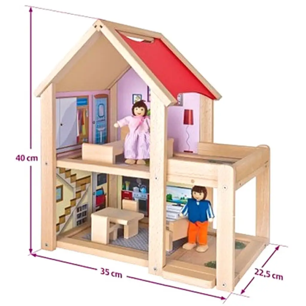 Holzpuppenhaus - Eichhorn Bild 2