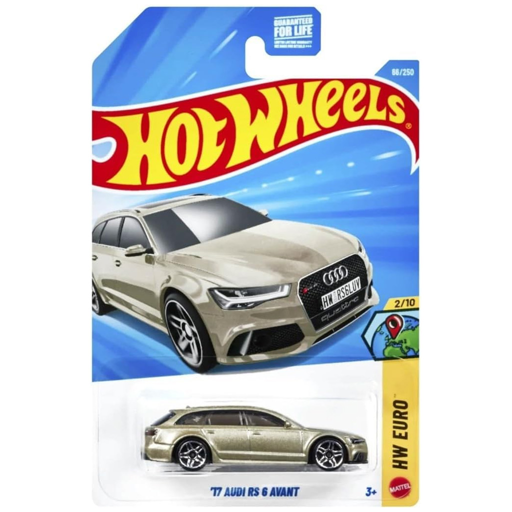 Hot Wheels: '17 Audi RS6 Avant Spielzeugauto 1/64 - Mattel Bild 1
