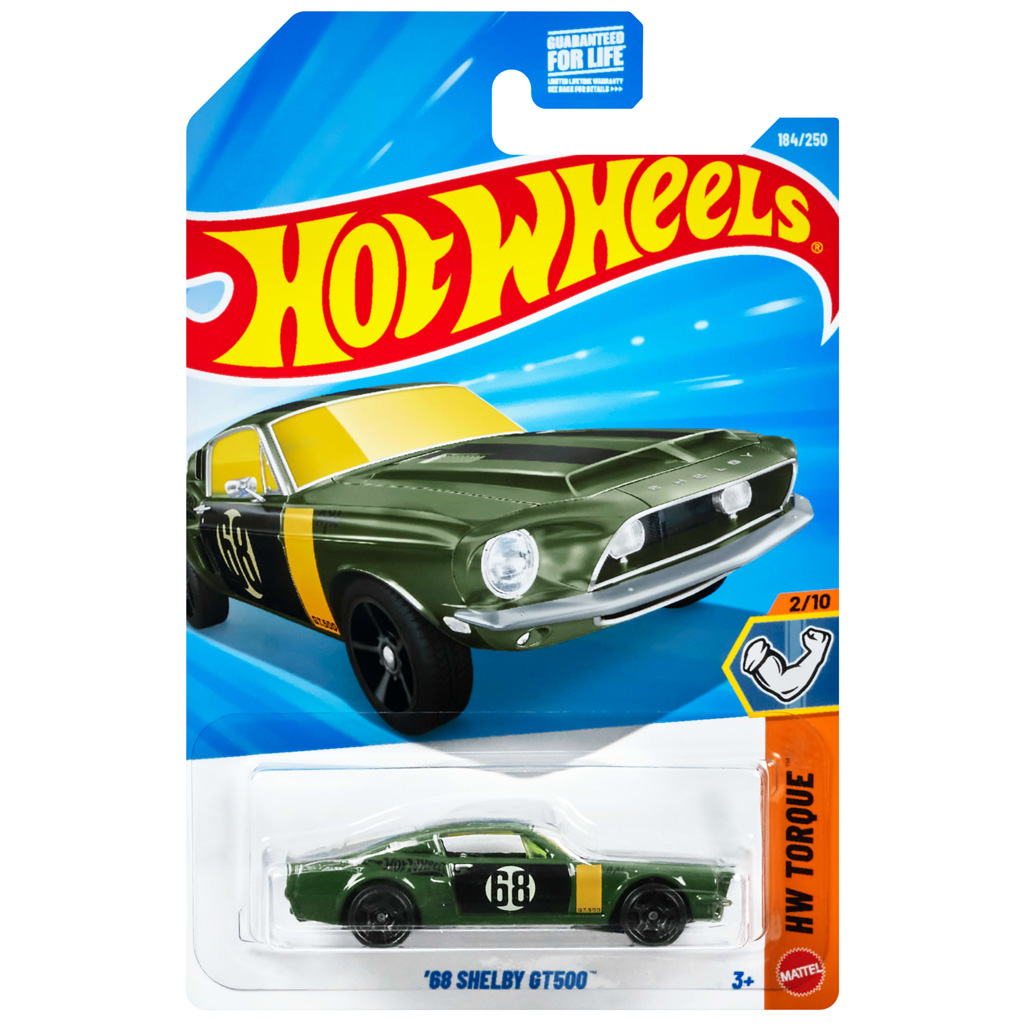 Hot Wheels: '68 Ford Shelby GT500 Spielzeugauto 1/64 - Mattel Bild 1