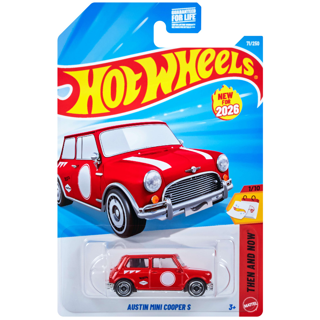Hot Wheels: Austin Mini Cooper S Spielzeugauto 1/64 - Mattel Bild 1