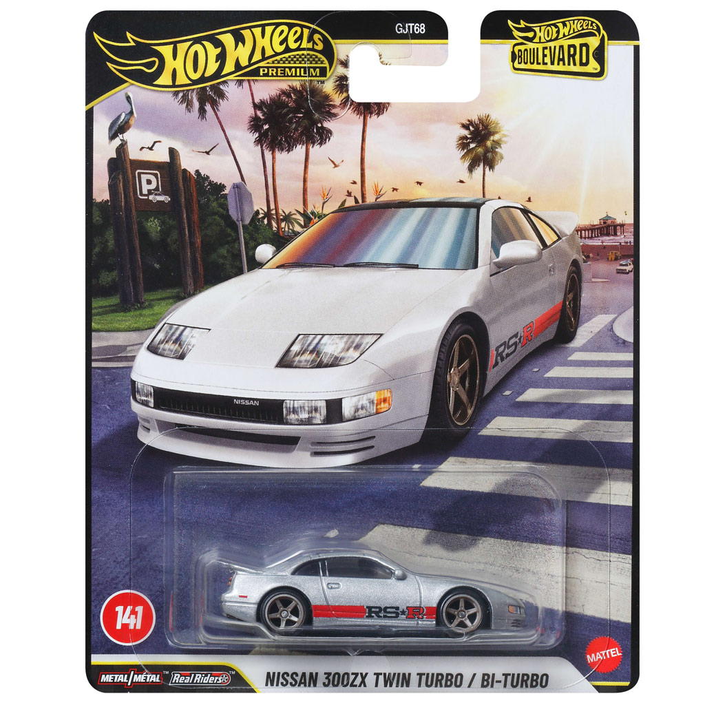 Hot Wheels Boulevard: Nissan 300ZX Twin Turbo Spielzeugauto 1/64 - Mattel Bild 1
