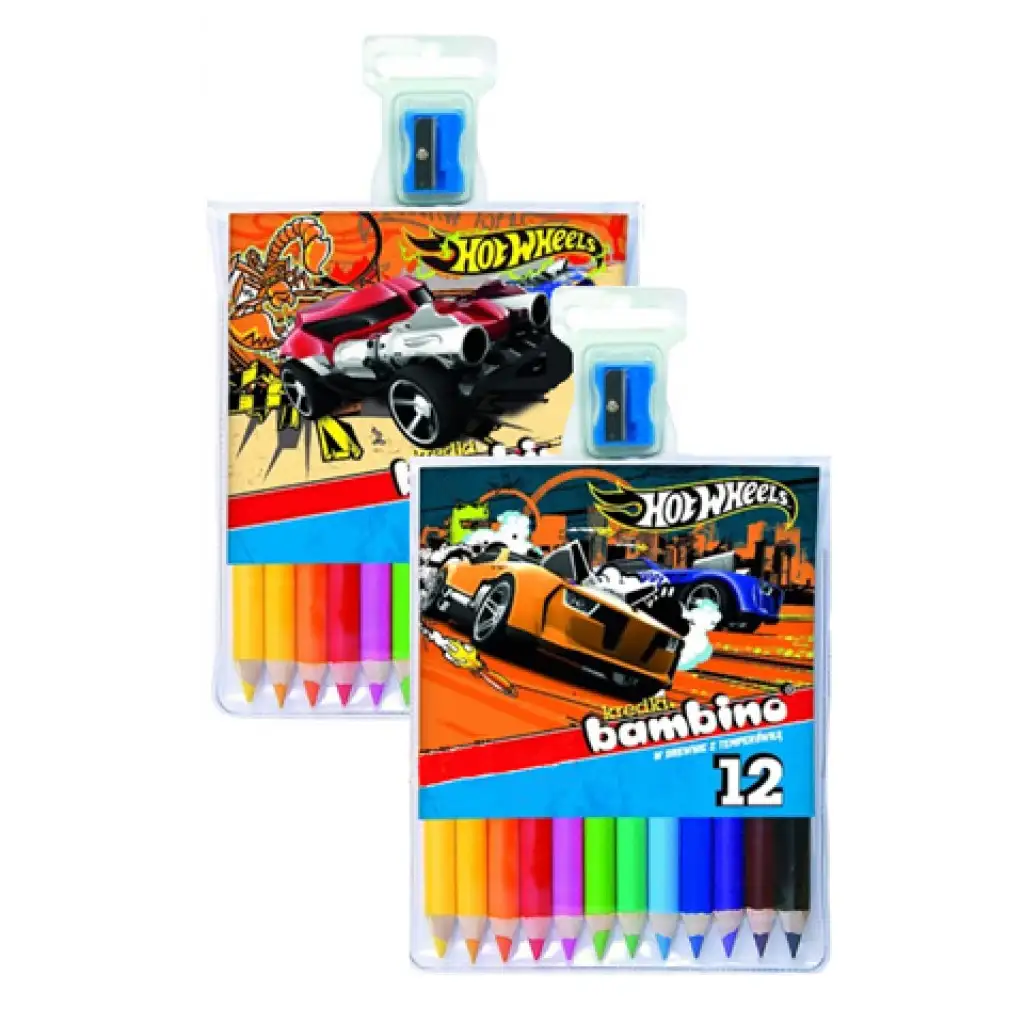 Hot Wheels Buntstift-Set 12-teilig Bild 1